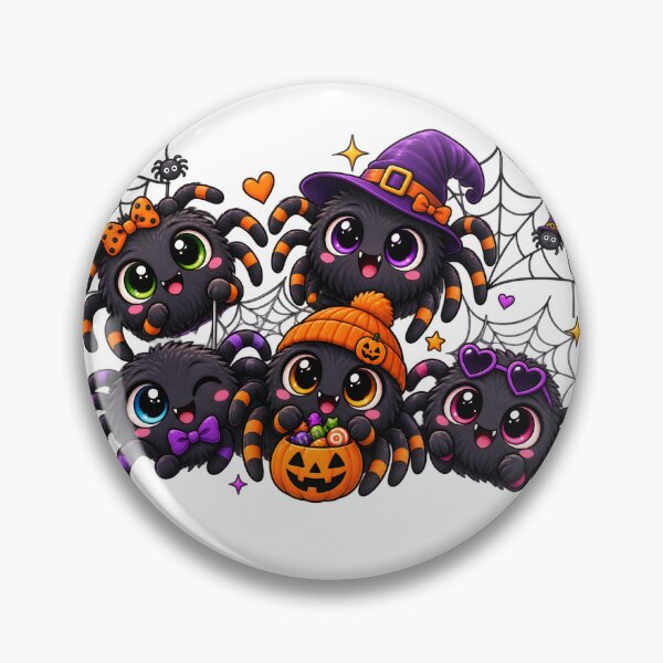 Item preview, Cute Halloween Spider Squad designed and sold by TinyWeird.