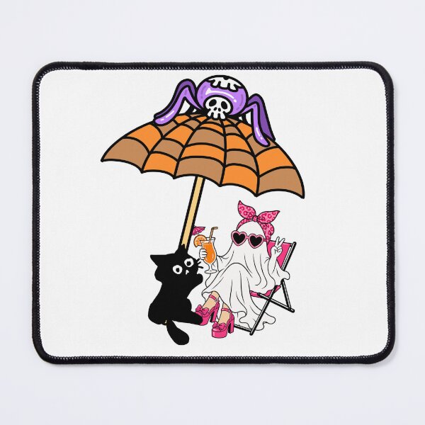 Item preview, ? Cute Spooky Ghost Under Umbrella Halloween Design designed and sold by Palette _Vibes.