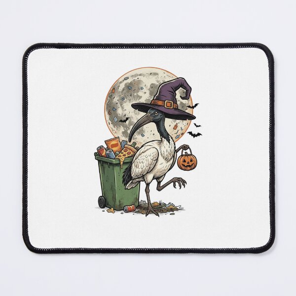 Item preview, Spooky Cute Halloween Bin Chicken Witch Under the Full Moon Pumpkin designed and sold by SOUFIANE1991.