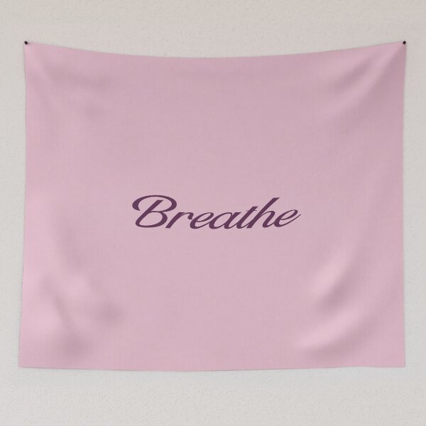Item preview, Breathe – Minimalist typographic design in pastel tones designed and sold by Kokorolab.