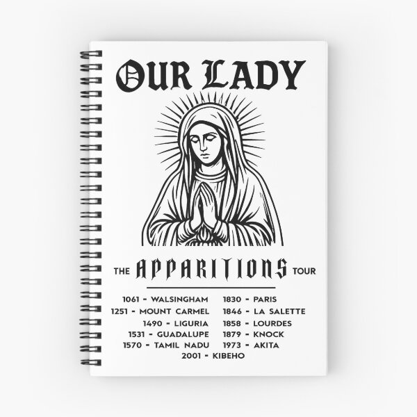Item preview, Our Lady Apparitions Tour (Black) designed and sold by AngloCatholicTs.