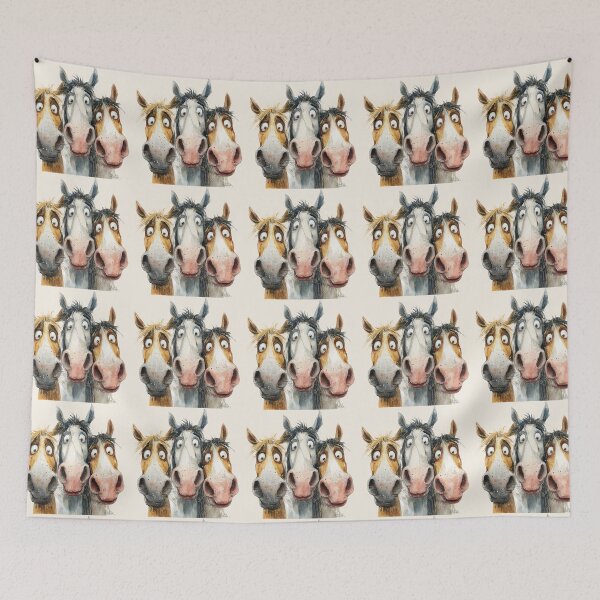 Item preview, Cute Happy Horse ' The Pony Club ' Designs BY SHiRLeY MacARTHuR designed and sold by Shirley MacArthur Art.