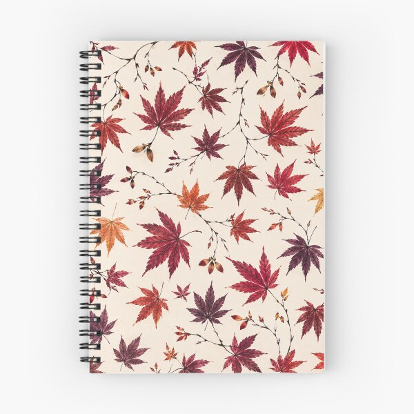 Item preview, Crimson Japanese Maple Autumn Pattern designed and sold by PurrfectWhisper.
