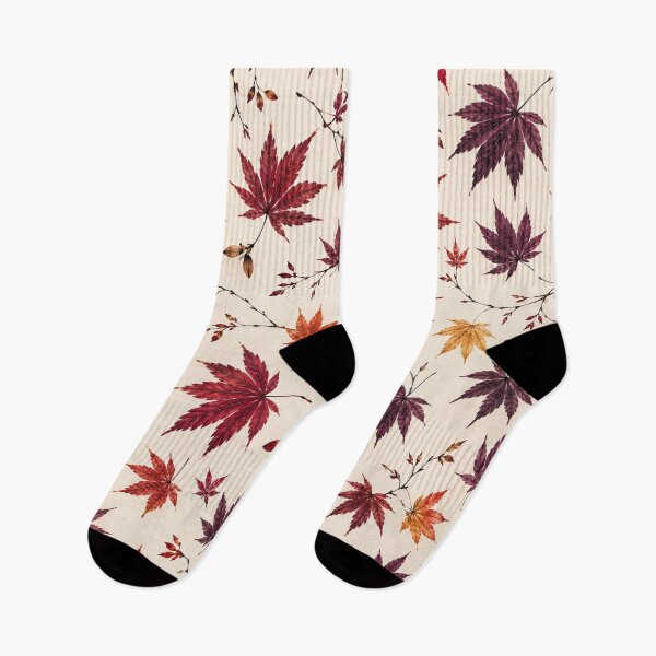 Item preview, Crimson Japanese Maple Autumn Pattern designed and sold by PurrfectWhisper.