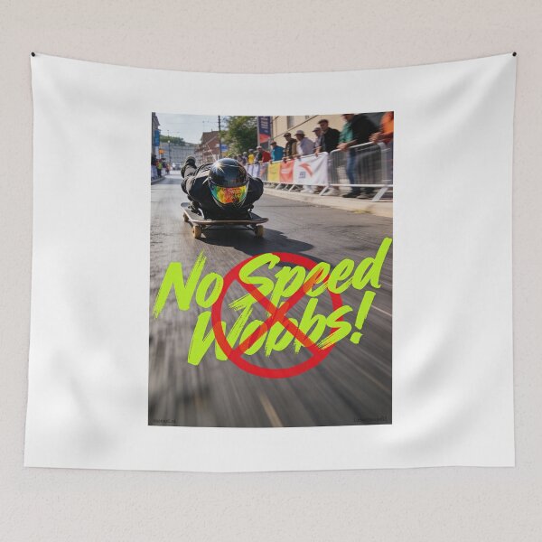 Item preview, Downhill Street Luge Print designed and sold by Lichentroupe63.