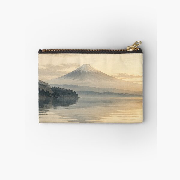 Item preview, Mount Fuji Lake Wall Art Poster | Still Waters Beneath Fuji, Japandi Japanese Landscape Print designed and sold by LuminaKage.