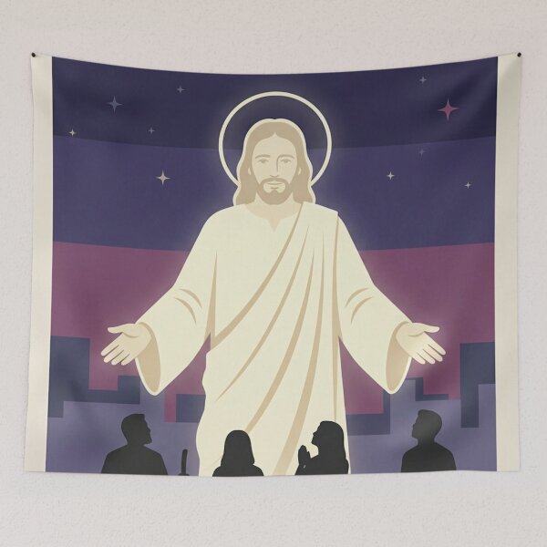 Item preview, Christian Faith Art Jesus Christianity designed and sold by Cool Robot Bro..
