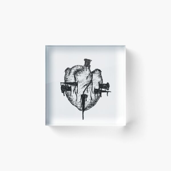 Item preview, Nailed Heart of Jesus designed and sold by Burning Heart Shop.