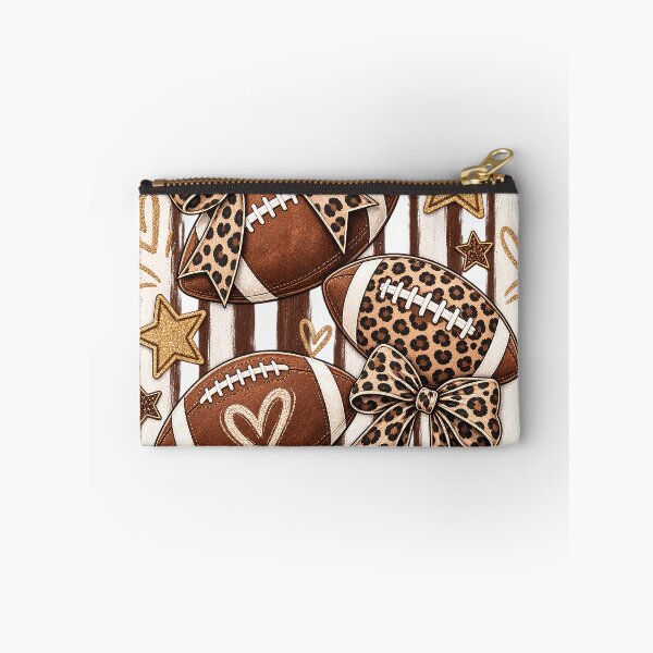 Item preview, Patterned Football Coquette Bow Striped Checkered Polka Dot Game Day Trendy Fall designed and sold by VGAfanatic.