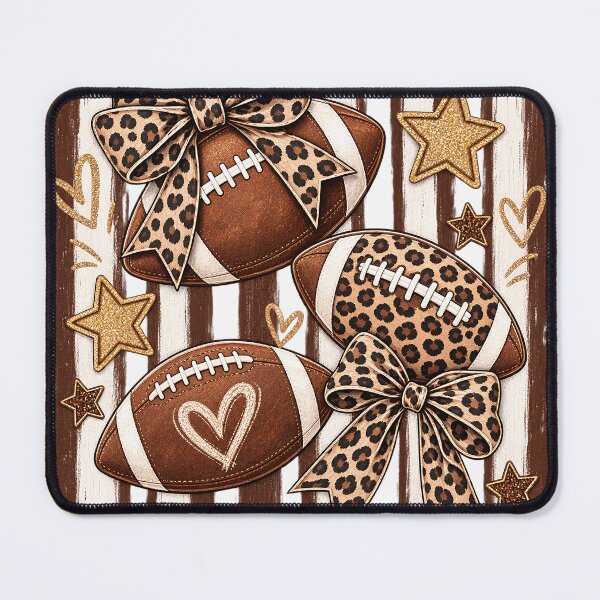 Item preview, Patterned Football Coquette Bow Striped Checkered Polka Dot Game Day Trendy Fall designed and sold by VGAfanatic.