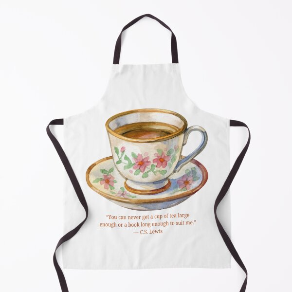 Item preview, Vintage Cup With C. S. Lewis Tea Quote designed and sold by AnimaliaStar.