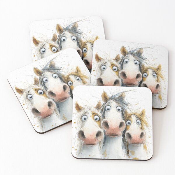 Item preview, Cute Happy Horse ' PoNieS ' Designs BY SHiRLeY MacARTHuR designed and sold by Shirley MacArthur Art.