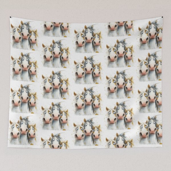 Item preview, Cute Happy Horse ' PoNieS ' Designs BY SHiRLeY MacARTHuR designed and sold by Shirley MacArthur Art.