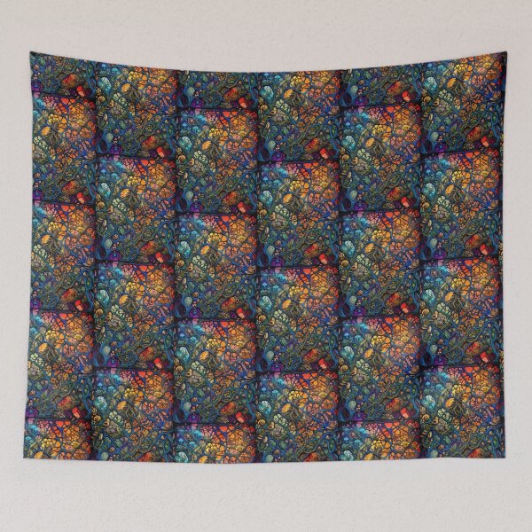Item preview, Fractal Forest Ecosystem Organic Lattice designed and sold by pinkal.
