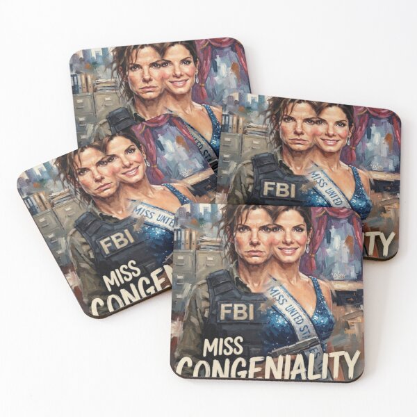 Item preview, Miss Congeniality Action Comedy Fine Art Tribute designed and sold by Art's Diner.