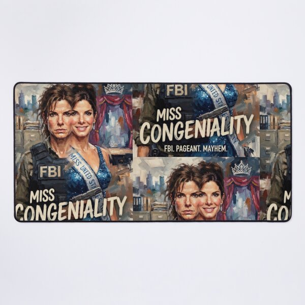 Item preview, Miss Congeniality Action Comedy Fine Art Tribute designed and sold by Art's Diner.