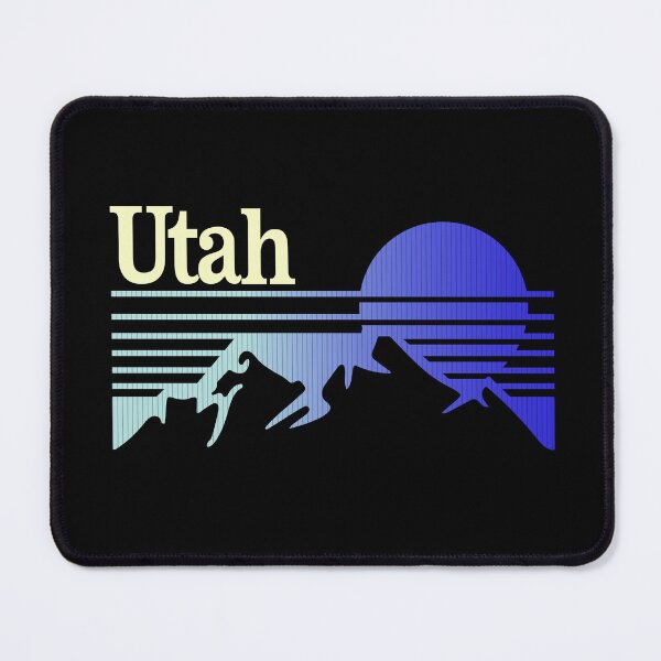 Item preview, Retro Utah Mountain Sunset Vintage State Pride Design designed and sold by ApollonApparel.