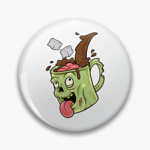 Item preview, Cartoon Zombie Coffee Splash designed and sold by TotalityDesigns.