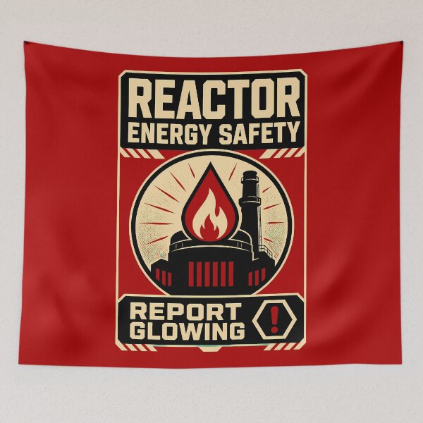 Item preview, Reactor Energy Safety Poster designed and sold by agearb.