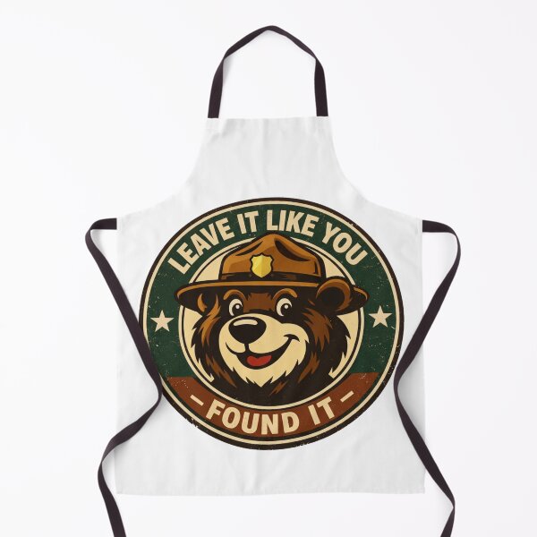 Item preview, Leave It Like You Found It Vintage Park Ranger Bear Badge designed and sold by GabeMountainArt.