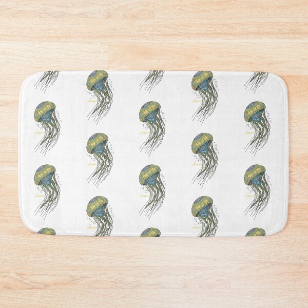 Item preview, JELLYFISH, OCEAN ART, MARINE LIFE, SEA CREATURE, BOHO ART, BOHEMIAN DESIGN designed and sold by classic car craze.