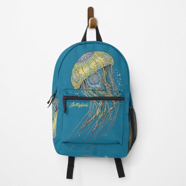 Item preview, JELLYFISH, OCEAN ART, MARINE LIFE, SEA CREATURE, BOHO ART, BOHEMIAN DESIGN designed and sold by classic car craze.