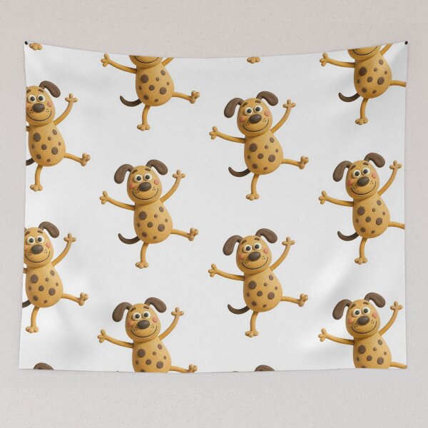 Item preview, Cute Playful Dog Dancing designed and sold by Snurly.