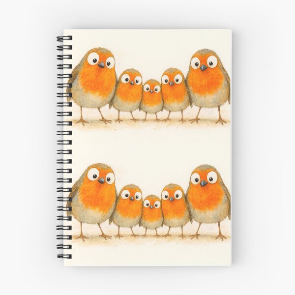 Item preview, Gorgeous Gang of Robins ' HaPPY RoBiNS ' BY SHiRLeY MacARTHuR designed and sold by Shirley MacArthur Art.