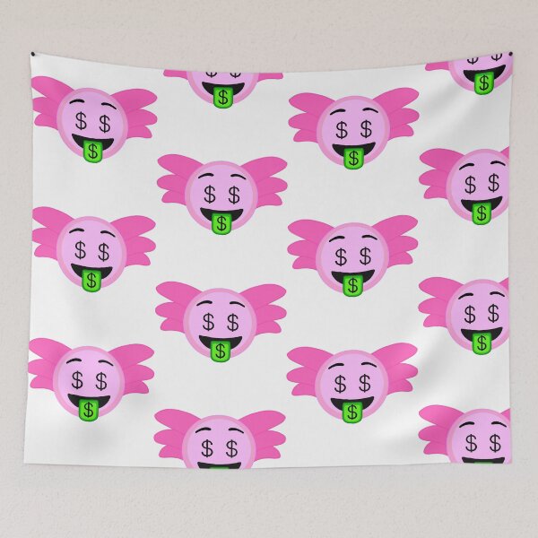 Item preview, Cute Money Mouth Axolotl Emoji Funny Cartoon  designed and sold by The Soapiest Goat.