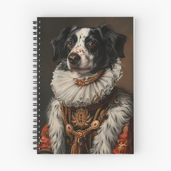 Item preview, Aristocratic Border Collie – Renaissance Royal Dog Portrait designed and sold by Artdavesalzburg.
