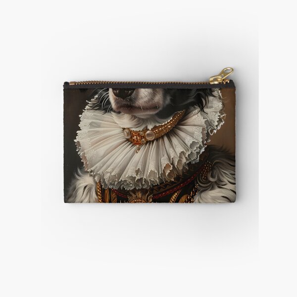 Item preview, Aristocratic Border Collie – Renaissance Royal Dog Portrait designed and sold by Artdavesalzburg.