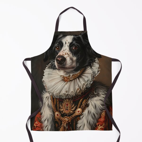 Item preview, Aristocratic Border Collie – Renaissance Royal Dog Portrait designed and sold by Artdavesalzburg.