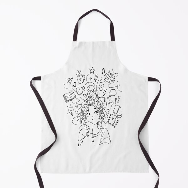 Item preview, Overthinking Busy Mind Mental Health Art designed and sold by JMDG Studio.