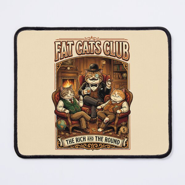 Artikelvorschau, Fat Cats Club - The rich and the round entworfen und verkauft von ParadoxParadox.