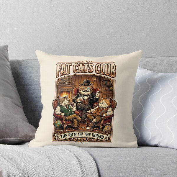 Item preview, Fat Cats Club - The rich and the round designed and sold by ParadoxParadox.
