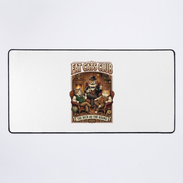 Item preview, Fat Cats Club - The rich and the round designed and sold by ParadoxParadox.