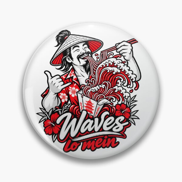Item preview, Waves lo mein design designed and sold by Mick G Designs.