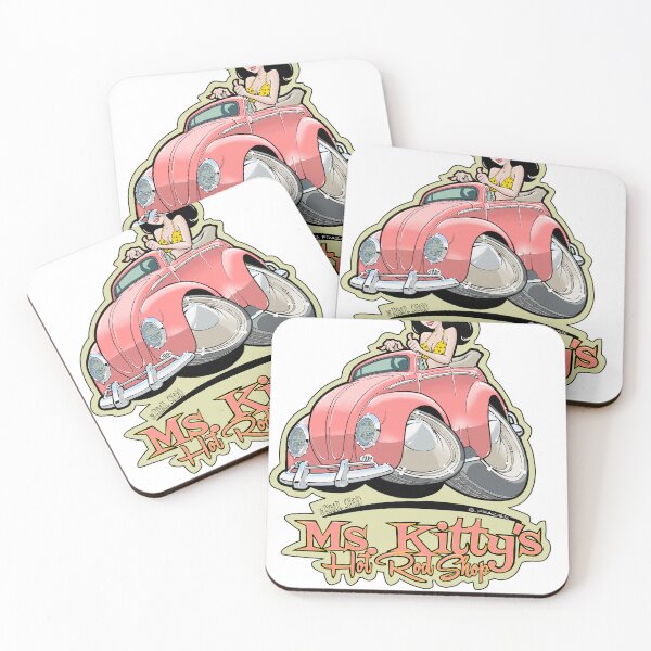 Item preview, Miss Kitty’s Rod Shop Pink Bug designed and sold by FlyballStudio.