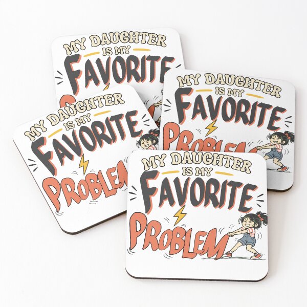 Item preview, My Daughter Is My Favorite Problem T-Shirt, Funny Daughter Gift, Proud Dad Graphic Tee, Sarcastic Family Gift designed and sold by Velnoxar.