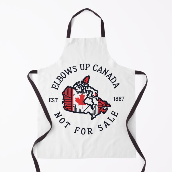 Item preview, Elbows Up Canada Not For Sale Patriotic Maple Leaf Map designed and sold by drchzak.