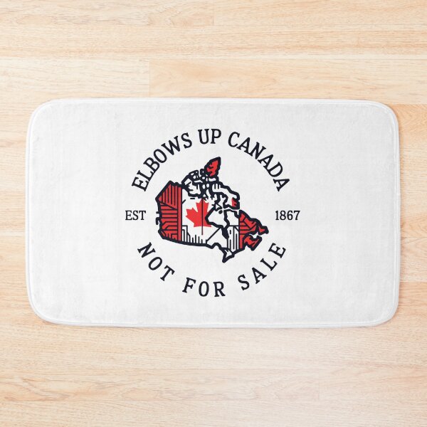 Item preview, Elbows Up Canada Not For Sale Patriotic Maple Leaf Map designed and sold by drchzak.