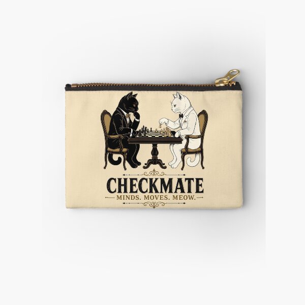 Item preview, Checkmate - Cats play chess designed and sold by ParadoxParadox.