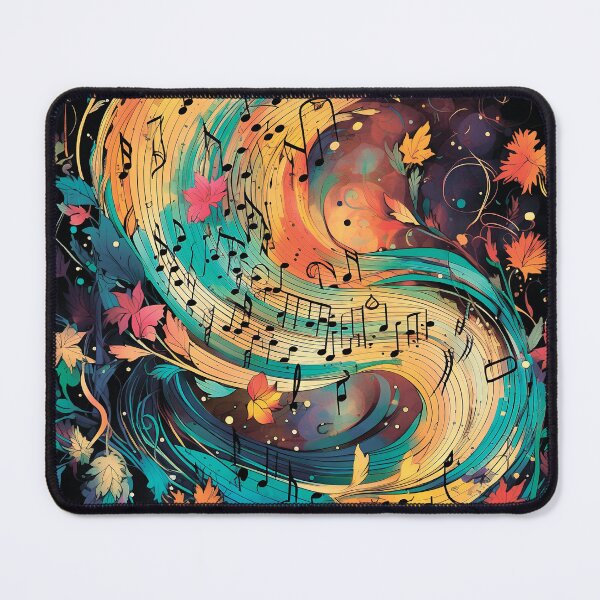 Item preview, Musical pattern. Musical notes and flowers. designed and sold by MagelliShop.