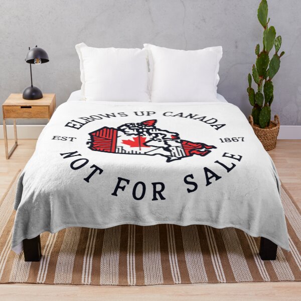 Item preview, Elbows Up Canada Not For Sale Patriotic Maple Leaf Map designed and sold by drchzak.