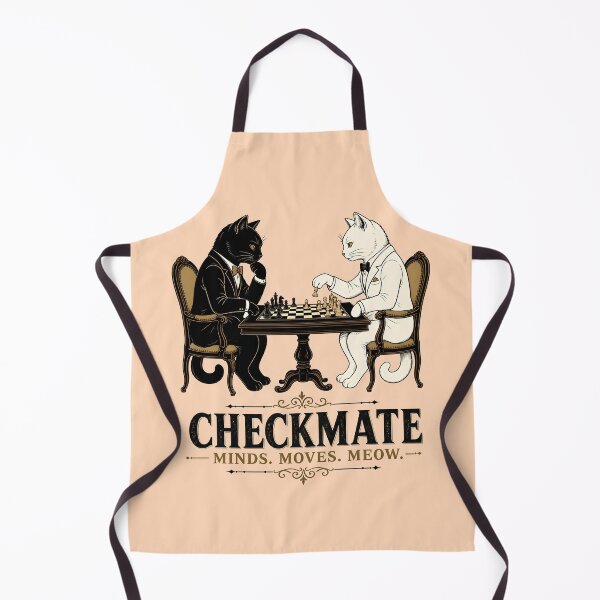Item preview, Checkmate - Cats play chess designed and sold by ParadoxParadox.