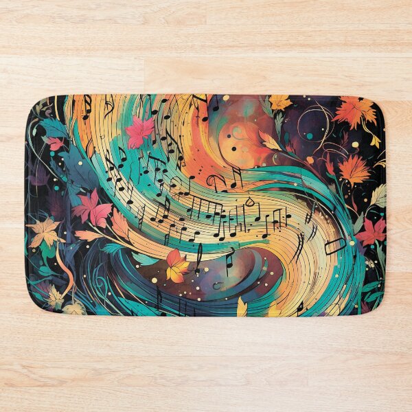 Item preview, Musical pattern. Musical notes and flowers. designed and sold by MagelliShop.