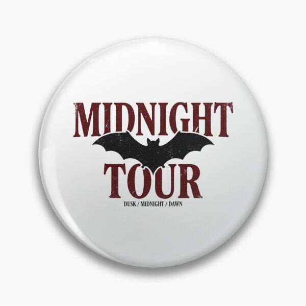 Item preview, Midnight Tour Bat Gothic Concert Design Dark Aesthetic Creepy Spooky Horror designed and sold by raedattia.