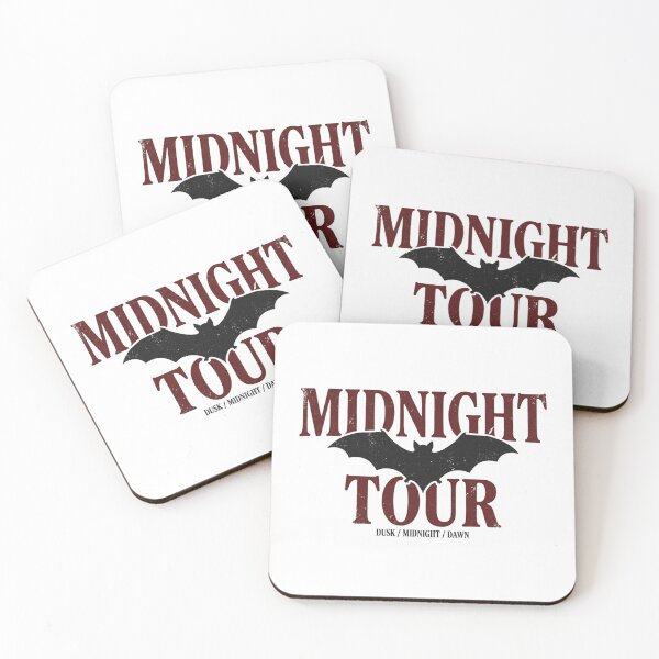 Item preview, Midnight Tour Bat Gothic Concert Design Dark Aesthetic Creepy Spooky Horror designed and sold by raedattia.