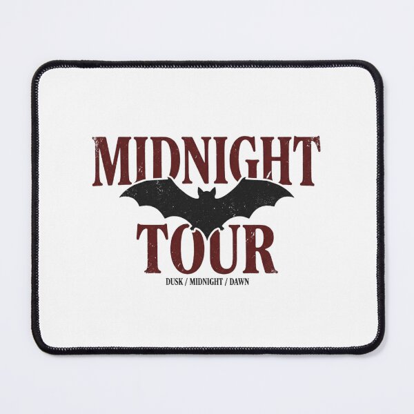 Item preview, Midnight Tour Bat Gothic Concert Design Dark Aesthetic Creepy Spooky Horror designed and sold by raedattia.