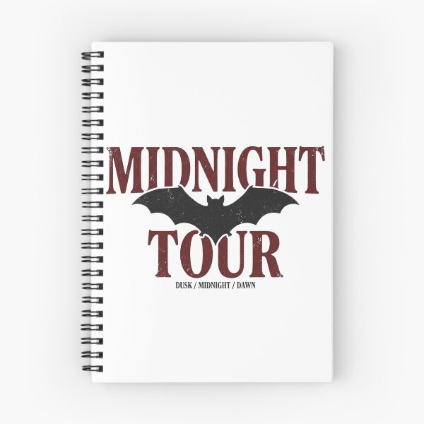 Item preview, Midnight Tour Bat Gothic Concert Design Dark Aesthetic Creepy Spooky Horror designed and sold by raedattia.